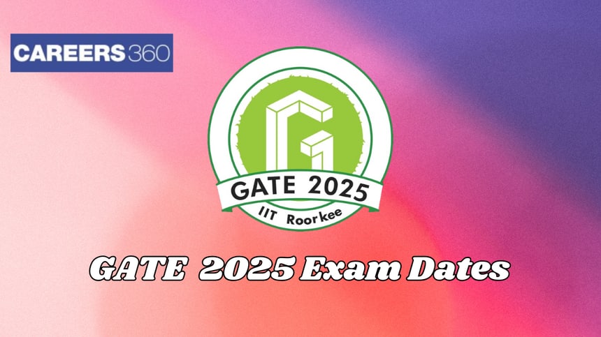 GATE Exam Date 2025 (Out) - Registration, Admit Card, Result, Branch wise Schedule