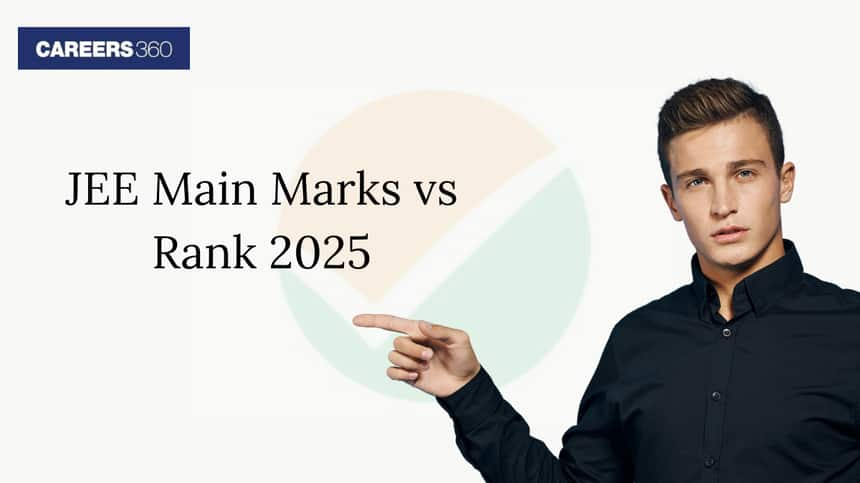 JEE Main Marks vs Rank 2025 - Calculate JEE Mains Rank using Marks