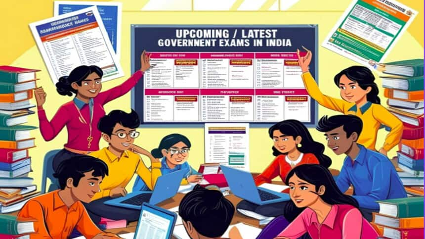 Upcoming Government Exams 2025-26: Latest Updates on UPSC, SSC, Bank, Railway, TET, Defence Exams