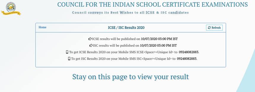 ISC Result 2020 Class 12 (OUT) Live Updates; Check ISC Board 12th ...