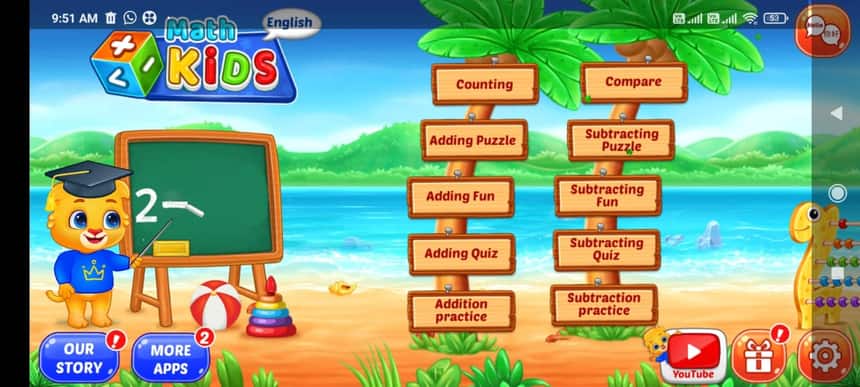 Math kids, maths game for kids