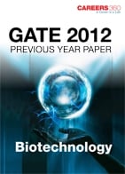 GATE 2012 Biotechnology Previous Year Paper