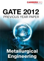 GATE 2012 Metallurgical Engineering Previous Year Paper