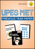UPES-MET Previous Year Paper