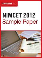 NIMCET Sample Paper 2012