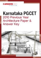 Karnataka PGCET 2010 Previous Year Architecture Paper