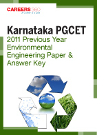 Karnataka PGCET 2011 Previous Year Environmental Engineering Paper & Answer Key
