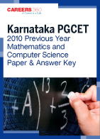 Karnataka PGCET 2010 Previous Year Mathematics and Computer Science Paper