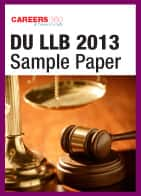 DU LLB Entrance Exam Question Paper 2013