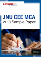 JNU CEE MCA 2013 Sample Paper