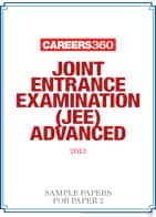 JEE Advanced 2013 Sample paper for Paper 2