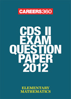 CDS II exam question paper 2012- Elementary Mathematics