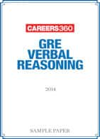 GRE Verbal Reasoning Sample Paper 2014