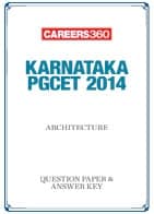 Karnataka PGCET 2014 Architecture Question Paper & Answer Key