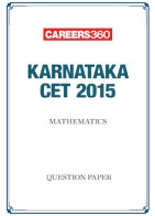 Karnataka CET 2015 Mathematics Question Paper