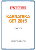 Karnataka CET 2015 Physics Question Paper