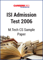 ISI Admission Test 2006 M.Tech CS Sample Paper