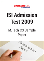 ISI Admission Test 2009 M.Tech CS Sample Paper