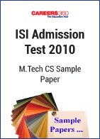 ISI Admission Test 2010 M.Tech CS Sample Paper