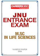 JNU Entrance Exam - M.Sc in Life Sciences Sample Paper - 2014
