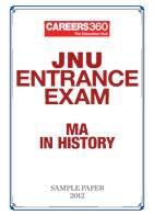 JNU Entrance Exam - MA in History Sample Paper - 2012