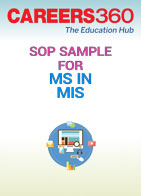 SOP sample for MS in MIS