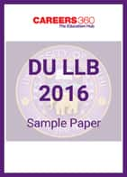 DU 2016 Sample Paper