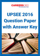 UPSEE 2016 Question Paper with Answer Key