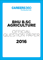 BHU B.Sc. AG Sample Paper 2016