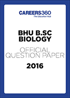 BHU B.Sc. Biology Sample Paper 2016