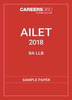 AILET B.A L.L.B Sample Paper 2018