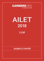 AILET L.L.M Sample Paper 2018