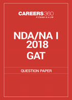 NDA/ NA I 2018 GAT Question Paper
