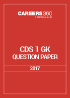 CDS 1 GK Question Paper 2017