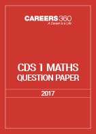 CDS 1 Maths Question Paper 2017