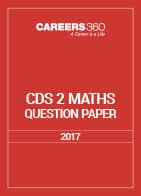 CDS 2 Maths Question Paper 2017