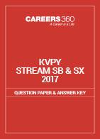 KVPY Question Paper 2017 Stream SB/SX