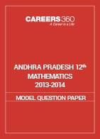 AP Intermediate Mathematics Model Question Paper 2014