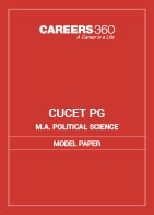 CUET/CUCET M.A Political Science Model Question Paper