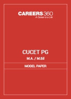 CUET/CUCET M.A and M.Ed Model Question Paper