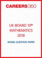 UK Board 10th Mathematics Model Question Paper 2018