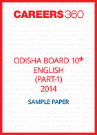 Odisha Board 10th English Part 1 Sample Paper 2014