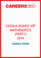 Odisha Board 10th Mathematics Part 1 Sample Paper 2014