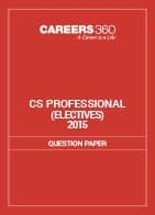 CS Professional Question Papers 2015- Electives