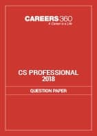 CS Professional Question Papers 2018