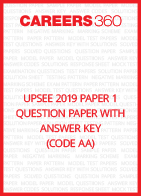UPSEE 2019 Paper 1 Question Paper with Answer Key (CODE AA)