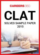 CLAT 2015 Solved Sample Paper