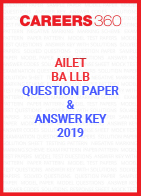 AILET 2019 Question Paper and Answer Key (BA LLB)