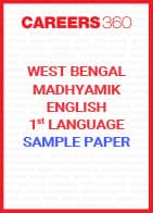 West Bengal Madhyamik English 1st Language Sample Paper