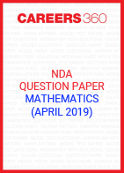 NDA Question Paper (April 2019) Mathematics